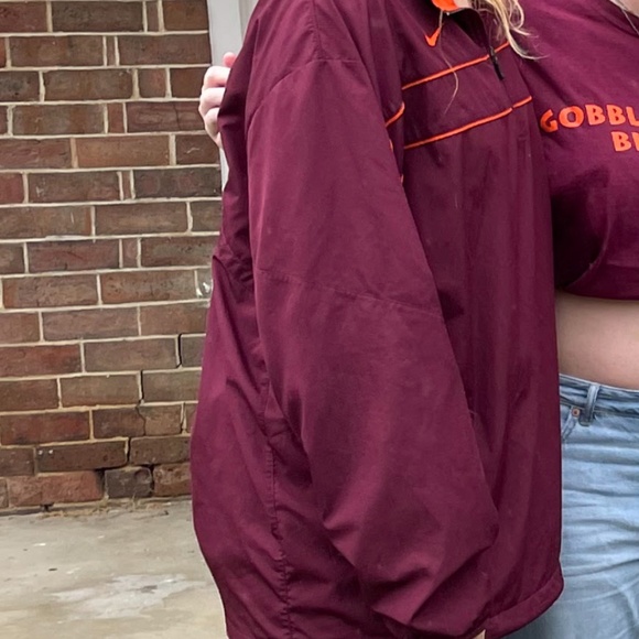 virginia tech rain jacket/quarter zip - Picture 2 of 2